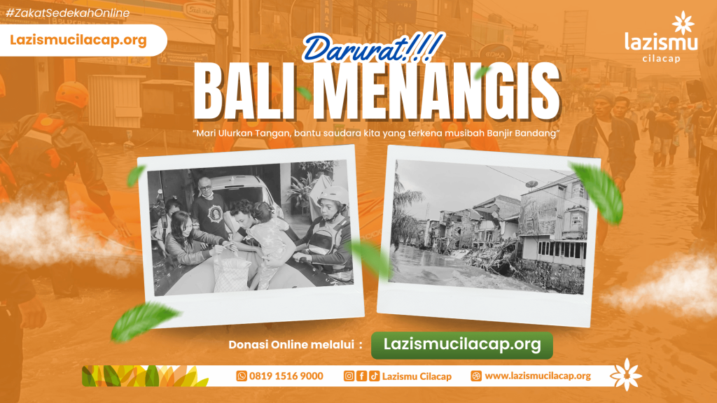 Bali banjir bandang Lazismu Cilacap