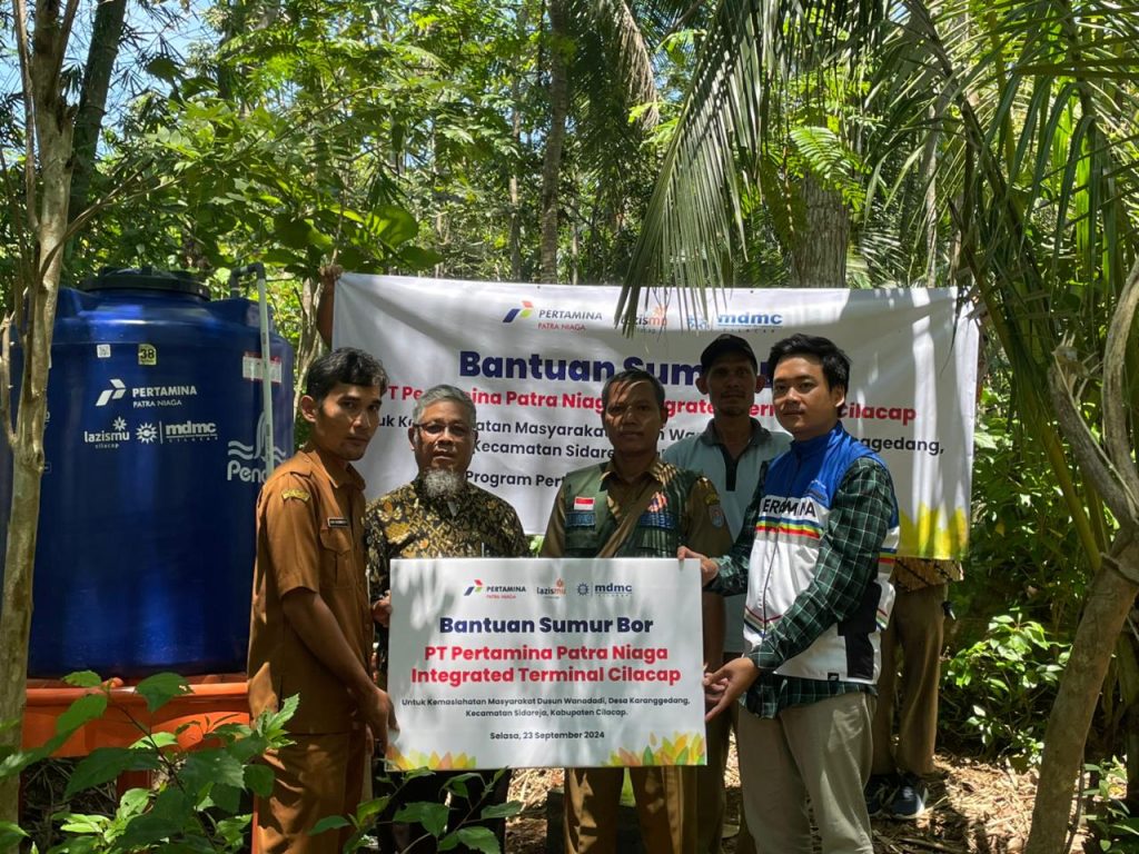 Sumur bor Pertamina dan Lazismu Cilacap