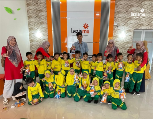 Lazismu Cilacap Terima Kunjungan Edukatif dari TK ABA 6 Cilacap