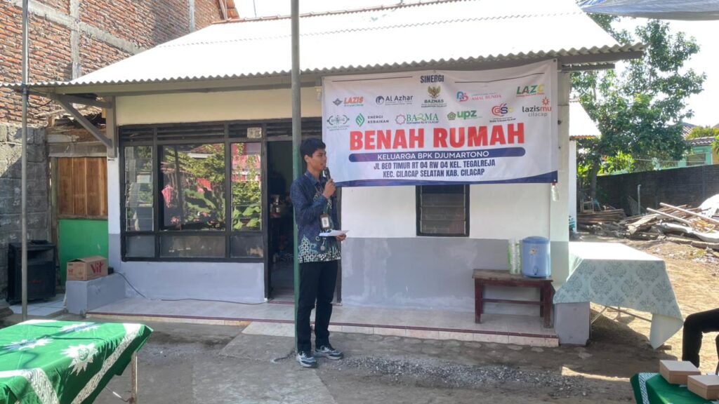 Sinergi Kebaikan Hadirkan Hunian Layak, Program Bedah Rumah untuk Keluarga Bapak Djumartono Resmi Diserahkan