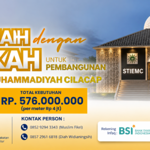 Donasi pembangunan Masjid STIE Muhammadiyah Cilacap