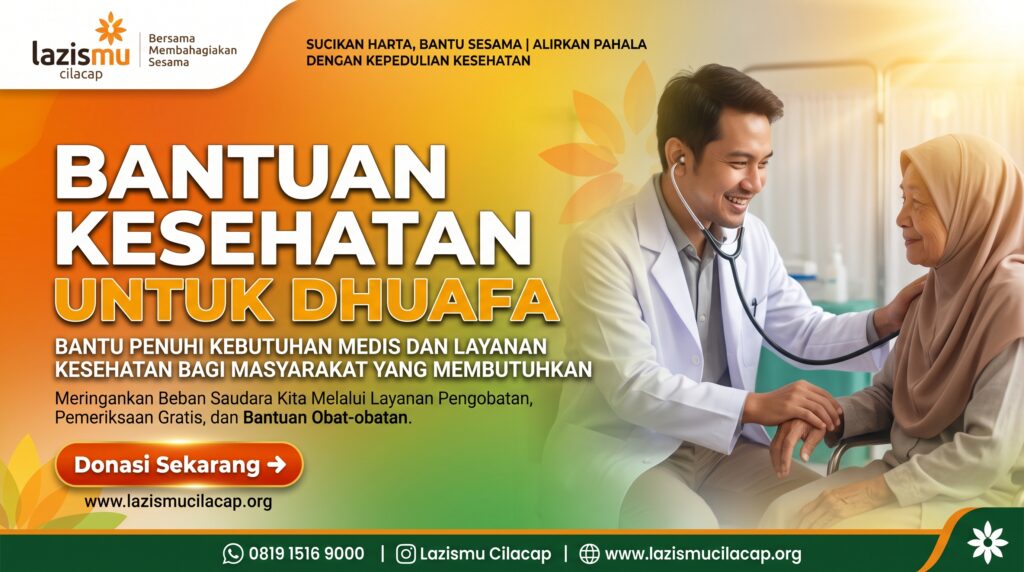 Bantuan Kesehatan untuk Dhuafa Lazismu Cilacap: Hadirkan Kesembuhan, Ringankan Beban Sesama